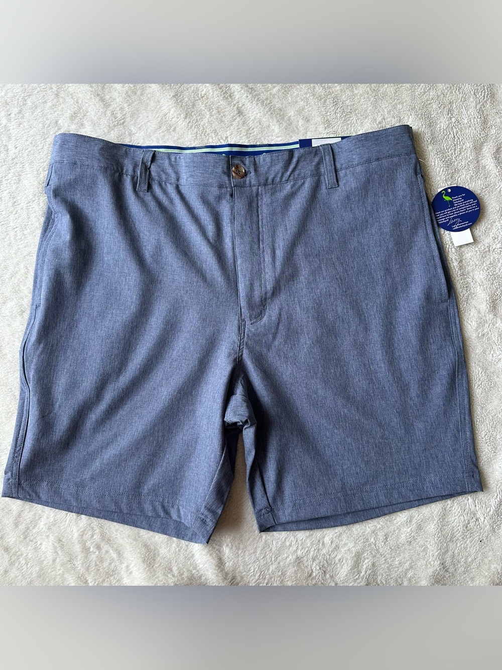TailorBryd Men's Performance Blue Shorts sz 38 NWT Golf UPF30 Quick Dry